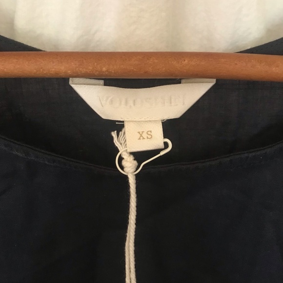 Black Cotton Dress with Slip - Picture 5 of 14